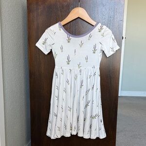 Kyte lavender print twirl dress 18-24m